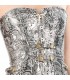 INTIMAX CORSET GREY FLOWER GRIS