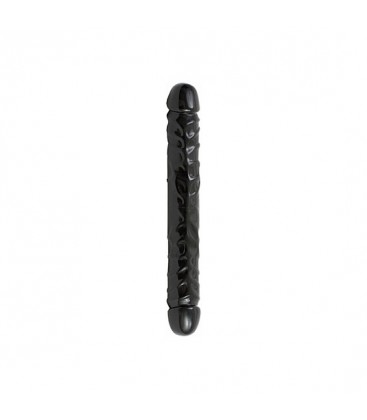 JR VEINED PENE DOBLE 30 CM NEGRO