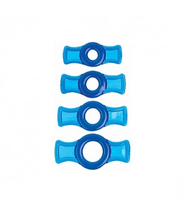 SET ANILLOS TITANMEN AZUL