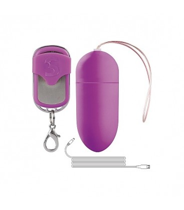 HUEVO VIBRADOR RECARGABLE 10 VELOCIDADES MORADO