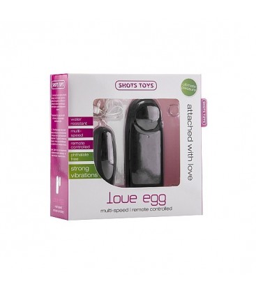 LOVE EGG HUEVO VIBRADOR NEGRO