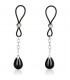 COLGANTES PARA PEZONES CRISTAL NEGRO