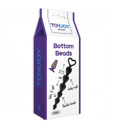 BOLAS BOTTOM BEADS NEGRO