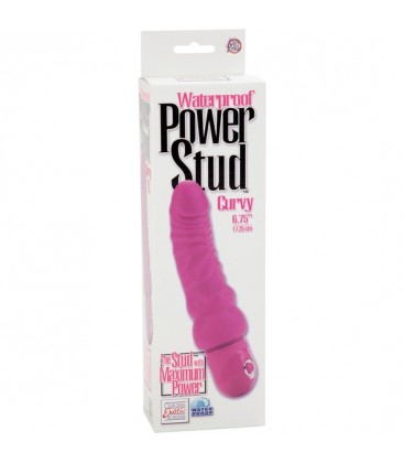 POWER STUD CURVY VIBRADOR REALiSTICO ROSA