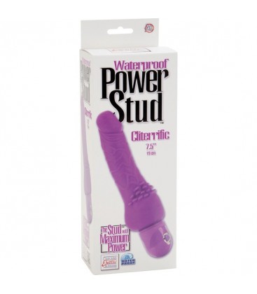 POWER STUD CLITERRIFIC VIBRADOR REALiSTICO MORADO