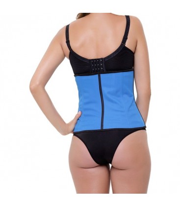 CORSET LATEX APPEARANCE AZUL