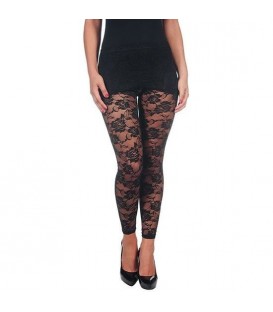 INTIMAX LEGGING ENCAJE BLACK