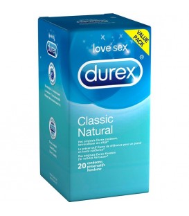 DUREX CLASSIC NATURAL 20 UDS (3 CAJAS)