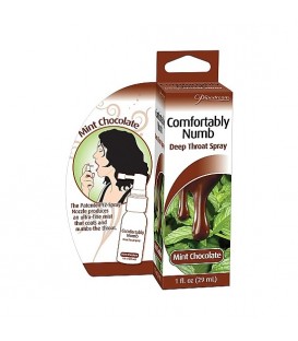 COMFORTABLY NUMB SPRAY GARGANTA PROFUNDA SABOR CHOCOLATE CON MENTA