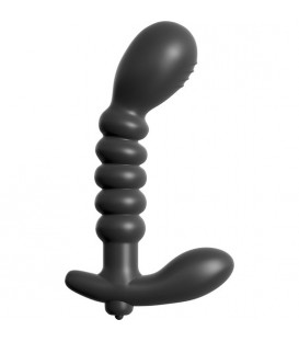 PLUG ANAL CON VIBRADOR PARA ESTIMULAR LA PROSTATA NEGRO