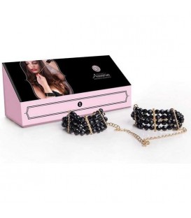 COLLAR Y CINTURÓN PERLAS NEGRAS
