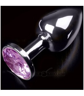 PLUG ANAL JEWELLERY SMALL PLATA / MORADO