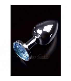 PLUG ANAL JEWELLERY SMALL PLATA / AZUL