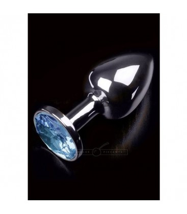 PLUG ANAL JEWELLERY SMALL PLATA AZUL