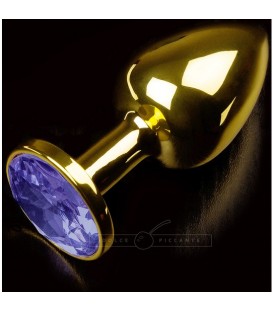 PLUG ANAL JEWELLERY SMALL ORO / AZUL