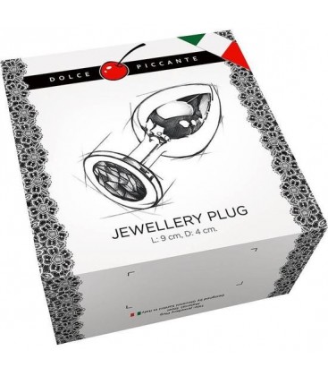 PLUG ANAL JEWELLERY LARGE PLATA LILA