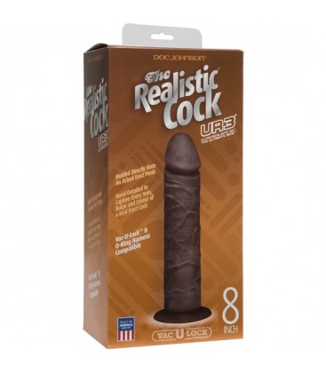 REALISTIC COCK PENE 203 CM NEGRO