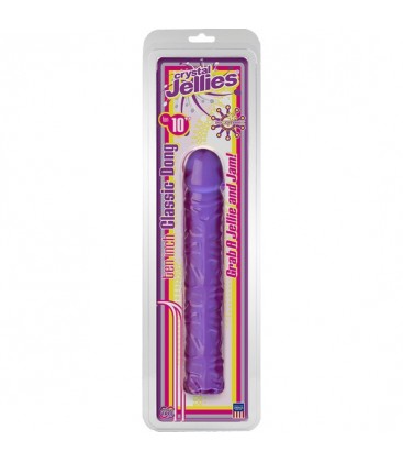 CLASSIC JELLY DILDO 25 CM MORADO