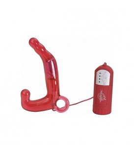 MEN PLEASURE WAND VIBRADOR MASCULINO ROJO