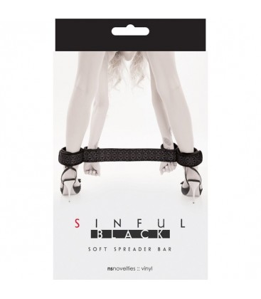 SINFUL SOFY ATADURAS NEOPRENO NEGRO