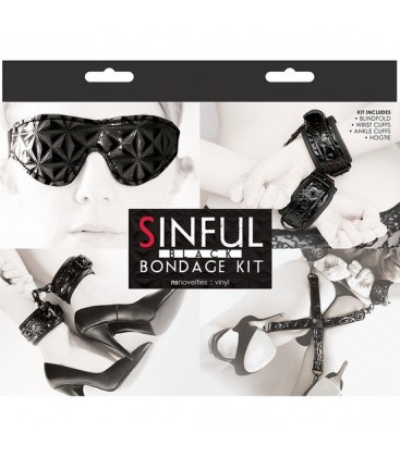 SINFUL KIT BONDAGE NEGRO