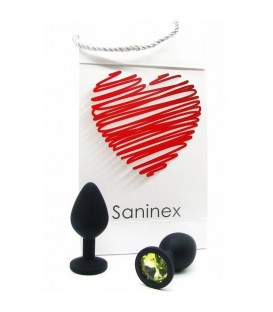 SANINEX PLUG INTENSE ORGASMIC ANAL SEX COLOR NEGRO