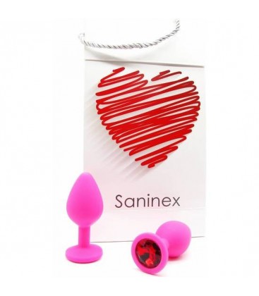 SANINEX PLUG INTENSE ORGASMIC ANAL SEX COLOR ROSA