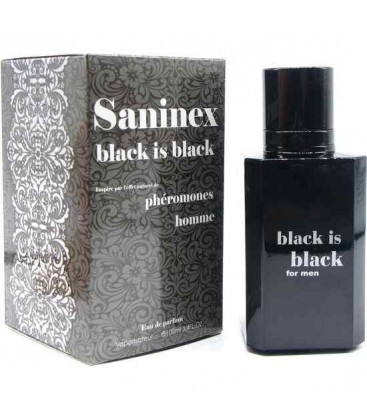 SANINEX PERFUME PHeROMONES BLACK IS BLACK MEN