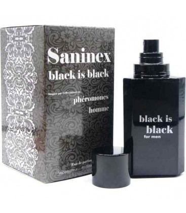 SANINEX PERFUME PHeROMONES BLACK IS BLACK MEN