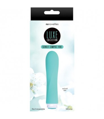 VIBRADOR COMPACTO SCARLET TURQUESA