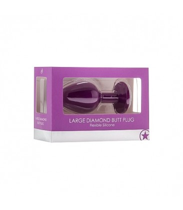 LARGE PLUG DIAMANTE MORADO