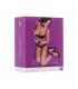 SET DE ATADURAS REVERSIBLE MORADO