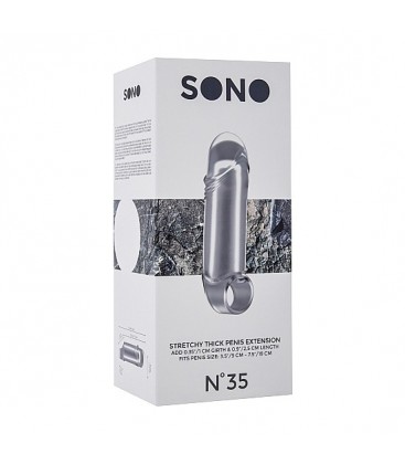 SONO N 35 EXTENSOR PARA EL PENE ELaSTICO TRANSPARENTE