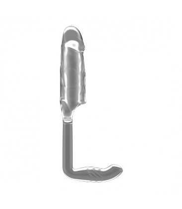 SONO N 38 EXTENSOR PARA EL PENE ELaSTICO CON PLUG TRANSPARENTE