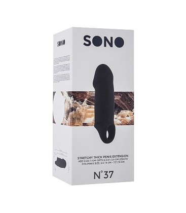 SONO N 37 EXTENSOR PARA EL PENE ELaSTICO NEGRO