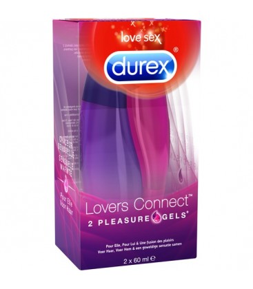 DUREX LOVERS CONNECT 2 x 60 ML ETIQUETAJE EUROPEO