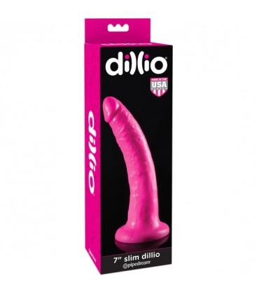 DILDO 17 CM DELGADO ROSA