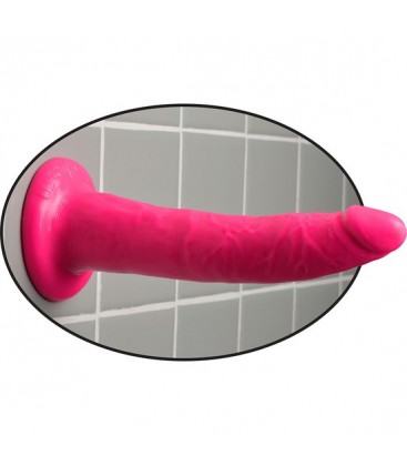 DILDO 17 CM DELGADO ROSA