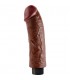 KING COCK PENE REALiSTICO VIBRADOR 20 CM MARRoN