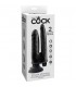 KING COCK PENE DOBLE CON VIBRADOR NEGRO