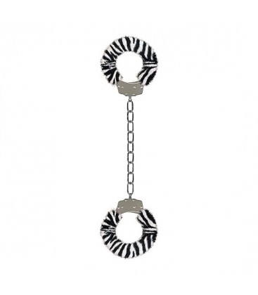 ESPOSAS TOBILLOS DE PELUCHE ZEBRA