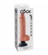 KING COCK PENE REALiSTICO VIBRADOR CON TESTiCULOS 25 CM