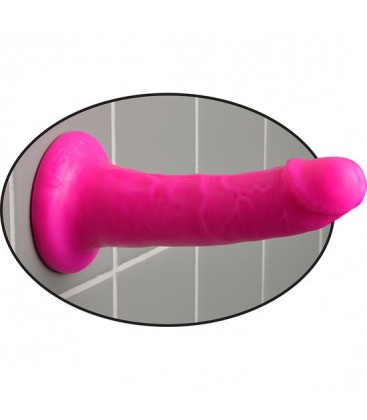 DILDO 15 CM DELGADO ROSA