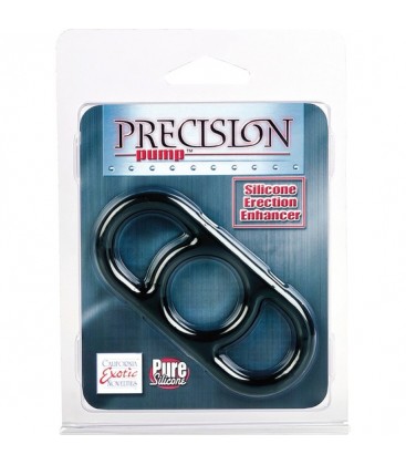 PRECISION PUMP ANILLO POTENCIADOR DE LA ERECCIoN SILICONA NEGRO