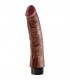 KING COCK PENE REALiSTICO VIBRADOR 18 CM MARRoN