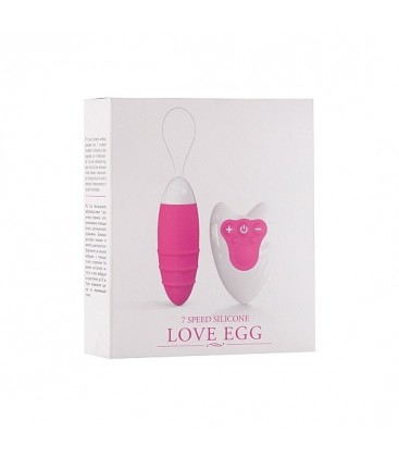 LOVE EGG BALA 7 VELOCIDADES SILICONA ROSA