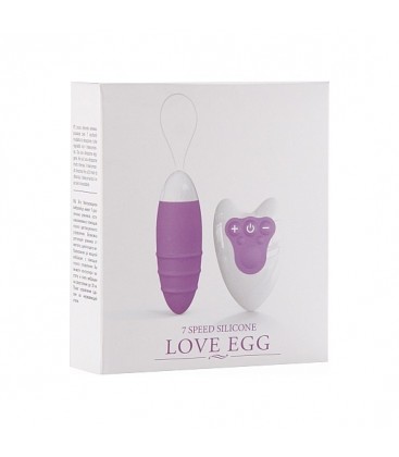 LOVE EGG BALA 7 VELOCIDADES SILICONA MORADO