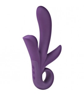 TRINITY VIBRADOR TRIPLE ESTIMULACIÓN MORADO