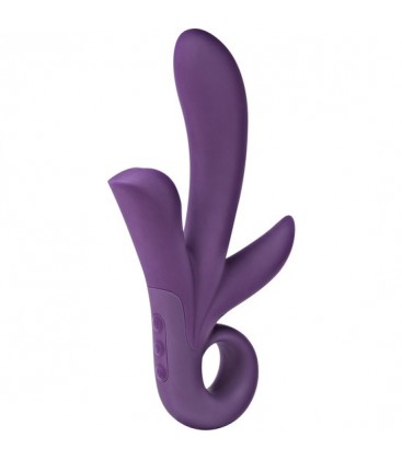 TRINITY VIBRADOR TRIPLE ESTIMULACIoN MORADO