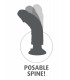 KING COCK PENE REALiSTICO VIBRADOR CON TESTiCULOS 23 CM